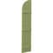 Ekena Millwork Americraft 3-Board (3 Batten) Wood Joined Board-n-Batten Shutters w/ Arch Top, ARW401BQ311X77MGH, PR ARW401BQ311X77MGH - alternate 4